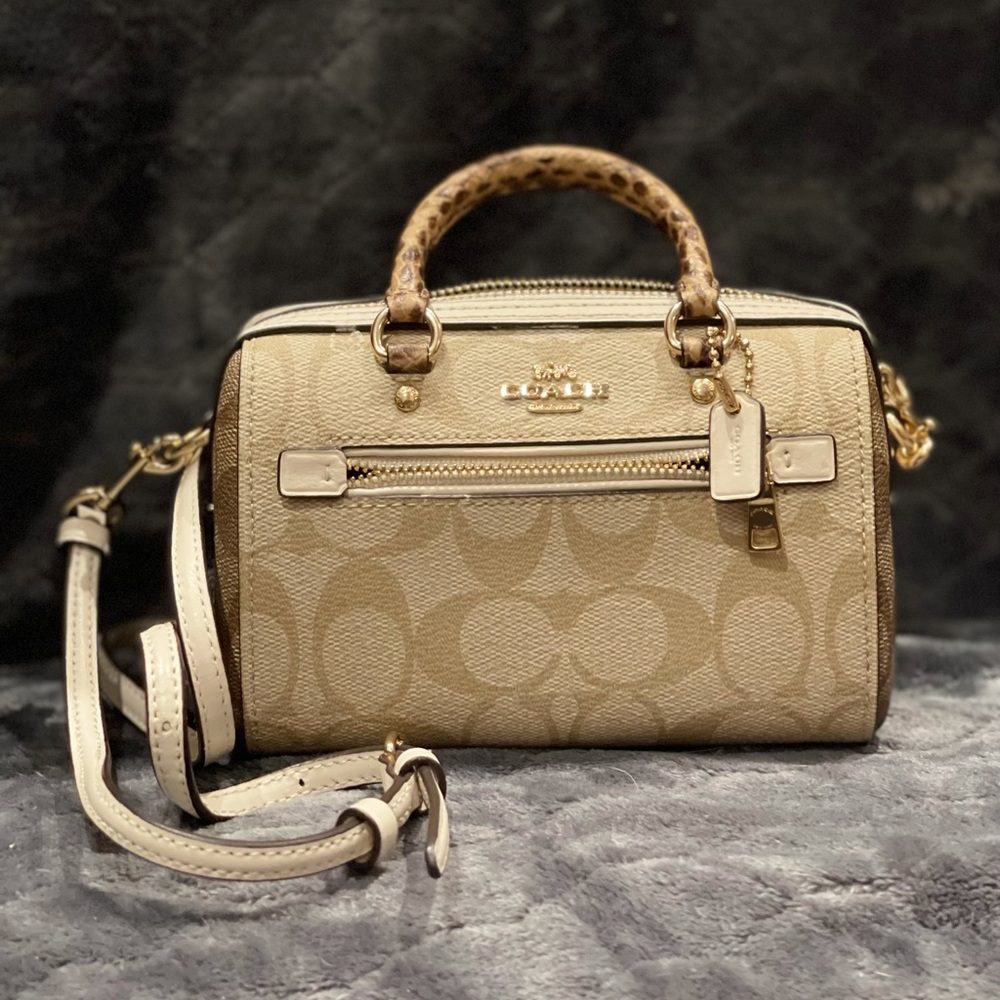 Coach Micro Rowan Crossbody in Signature Canvas